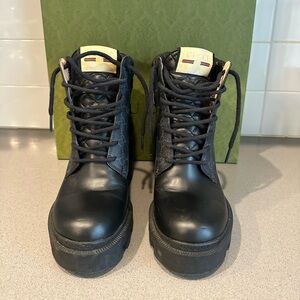 Gucci Combat Boots